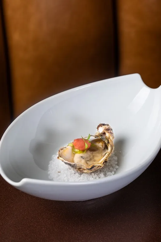 Oyster and guava